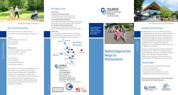 Flyer Rollstuhlgerechte Wege in Hilchenbach (pdf) - Celenus Klinik ...