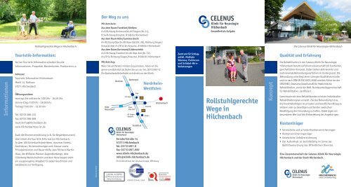 Flyer Rollstuhlgerechte Wege in Hilchenbach (pdf) - Celenus Klinik ...
