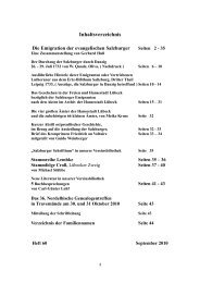 Inhalt Heft 60 - Verein für Familienforschung eV Lübeck
