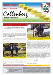 20 Jahre Deutsche Einheit - Gemeinde Callenberg