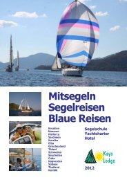 Mitsegeln Segelreisen Blaue Reisen - Kaya Lodge