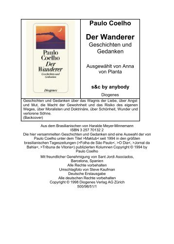 Romane/Coelho, Paulo - Der Wanderer.pdf