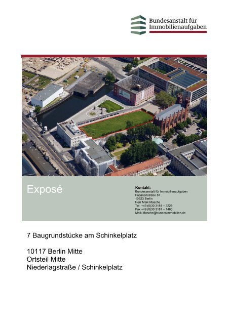 Exposé - Liegenschaftsfonds Berlin