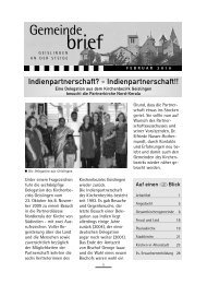 Ausgabe Februar 2010 - Kirchenbezirk Geislingen