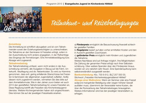 2013 KKjD Programmheft - Ev. Jugend im Kirchenkreis Hittfeld