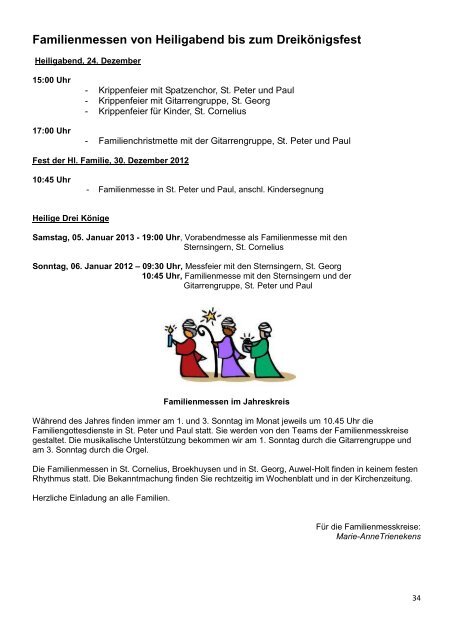 Advents- Pfarrbrief 2012 - Kirche Straelen