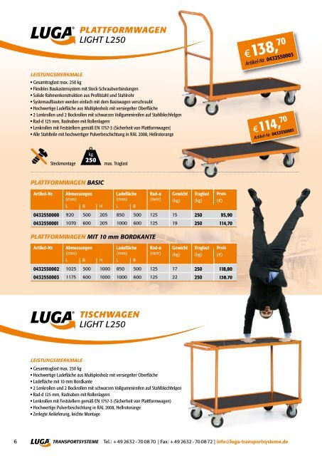 Produktkatalog 2011/12 - LUGA Transportsysteme