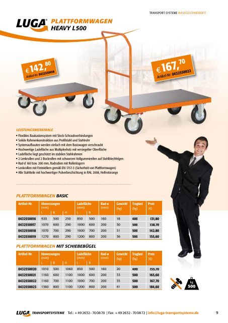 Produktkatalog 2011/12 - LUGA Transportsysteme