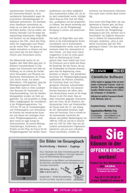 Heft 4/2002 - Offene Kirche Württemberg