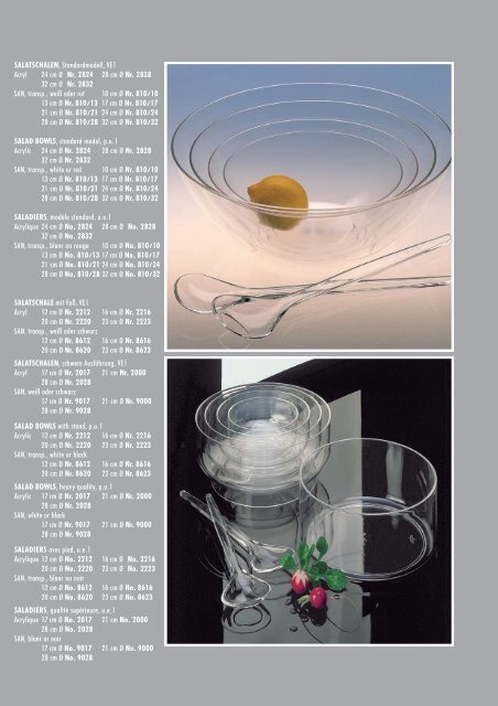 Lagerprogramm - Kayser Plastics