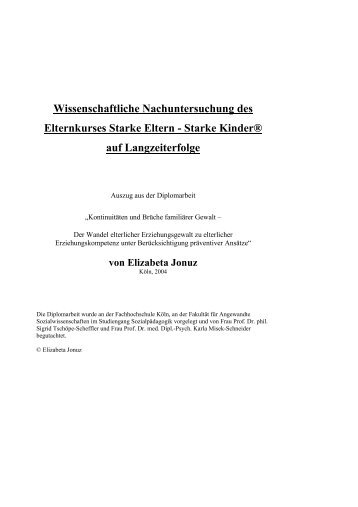 Elternkurses von Elizabeta Jonuz - Kinderschutzbund NRW e.V.