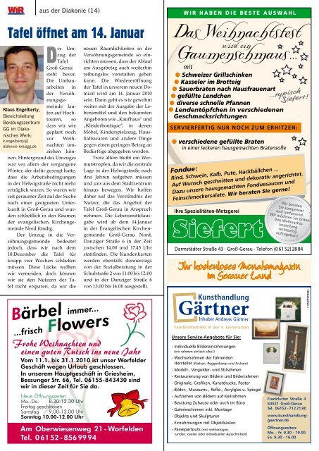 WIR 168 - Das WIR-Magazin im Gerauer Land