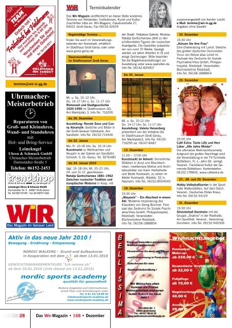 WIR 168 - Das WIR-Magazin im Gerauer Land