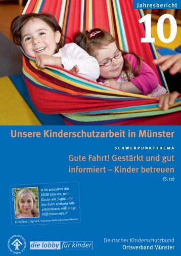 Un se re Kin der schutz ar beit in Müns ter - Kinderschutzbund Münster