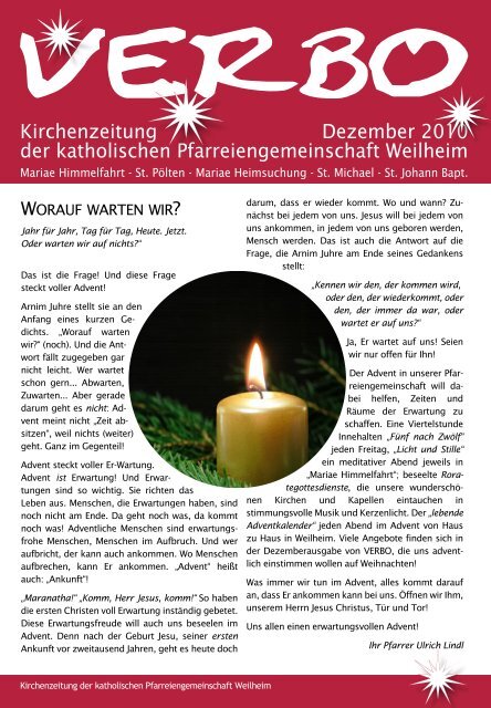Kirchenzeitung Dezember 2010 der katholischen ...