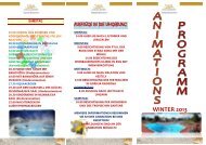 Animationsprogramm - Winter 2012/13 - Sava Hotels & Resorts