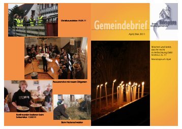 2011 - April Gemeindebrief.Internet.pub - Evangelische ...