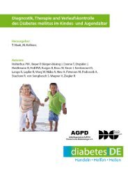 Leitlinien-Kinderdiabetologie-2009 - AGPD