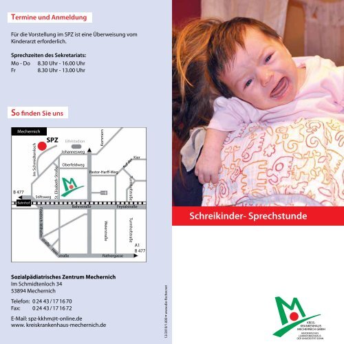 Schreikinder- Sprechstunde - Kreiskrankenhaus Mechernich