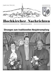 Hochkircher Nachrichten - Bukečanske powěsće