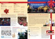 Flyer Adventsmarkt - Werkstätten für Behinderte - Herne