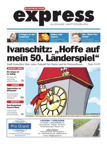 Die Zeitung zum Download als PDF (Ausgabe Mattersburg