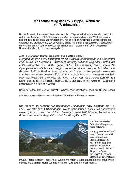 "Spittelbrattig" Nr. 19, Februar 2007 - Kantonsspital Uri
