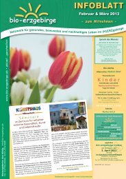 Aktuelles Infoblatt (02/13) - BIO-ERZGEBIRGE