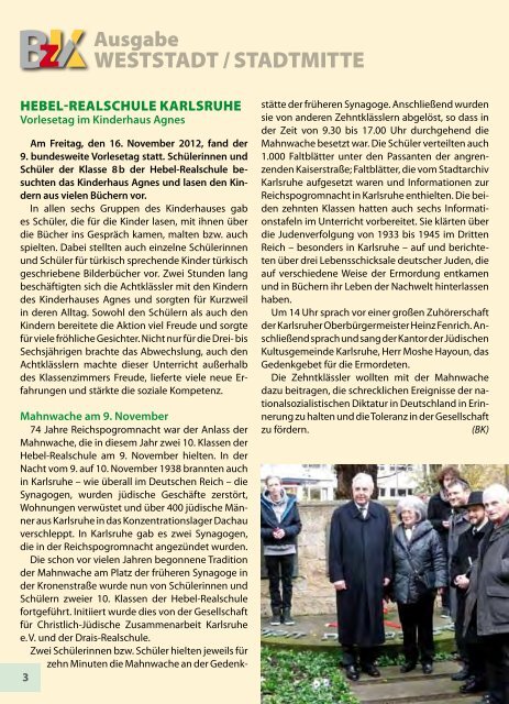 Bürgerzeitschrift - BzK online: Karlsruhe