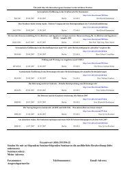 Faxantwort (030) 293350-22 Senden Sie mir zu folgendem Seminar ...