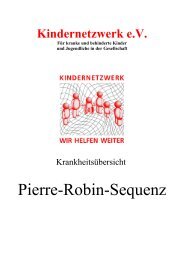 Pierre-Robin-Sequenz - Shop - Kindernetzwerk e.V.