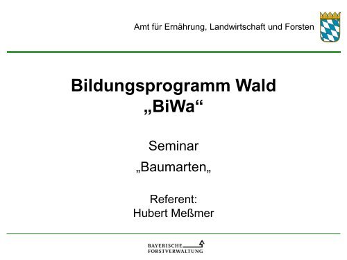 Folie 1 - Amt für Ernährung, Landwirtschaft und Forsten Augsburg ...