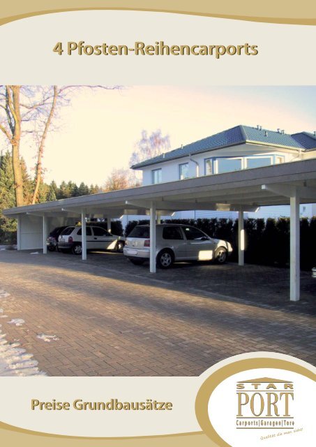 Prospekt Reihencarports - Exklusive & individuelle Carports von ...