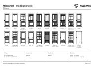 Massivholz – Modellübersicht - Kilsgaard