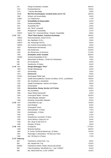 Ergänzungs-Preisliste 08/2009 zum Katalog 2007/2008 - Graze