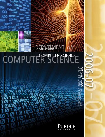 Annual Report 2006-07 - Department of Computer Science, Purdue ...