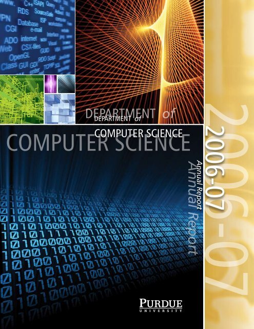 Annual Report 2006-07 - Department of Computer Science, Purdue ...