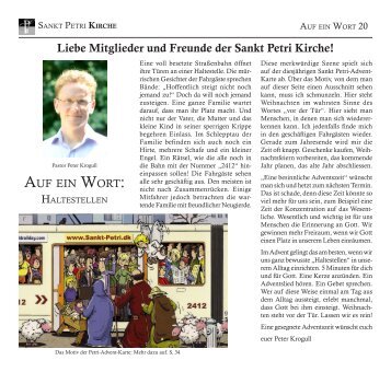 zum Download des Kirchenabschnitts - Sankt Petri Schule
