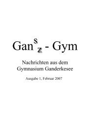 Gan - Gym - beim Gymnasium Ganderkesee