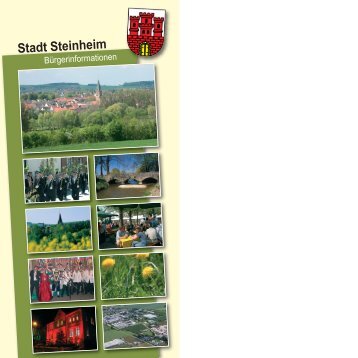 Herzlich willkommen - Stadt Steinheim