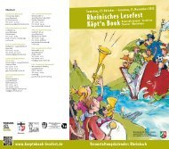 Regionaler Kalender Rheinbach 2012 - Käpt'n Book Lesefest