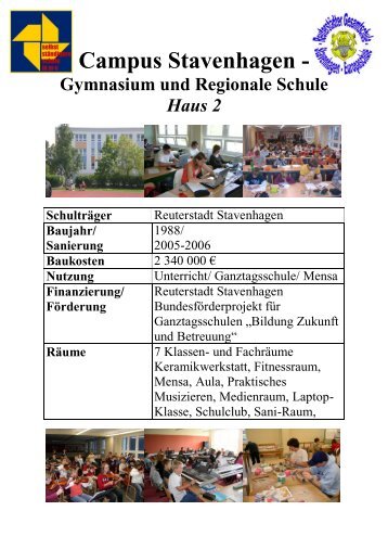 Campus Stavenhagen - Gymnasium und Regionale Schule ...