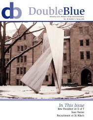 In This Issue - St. Michael's College - University of Toronto