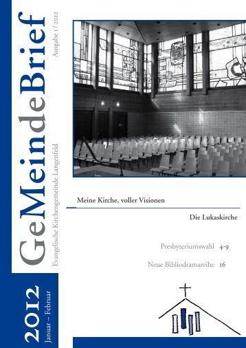 Januar – Februar 2012 - Evangelische Kirchengemeinde Langenfeld