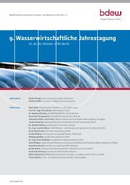 9. Wasserwirtschaftliche Jahrestagung - LDEW