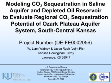 Watney_DE-FE0002056_.. - the Kansas Geological Survey ...