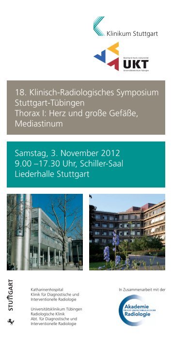 18. Klinisch-Radiologisches Symposium ... - Klinikum Stuttgart