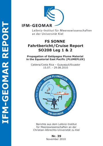 IFM-GEOMAR REPORT - OceanRep - Geomar