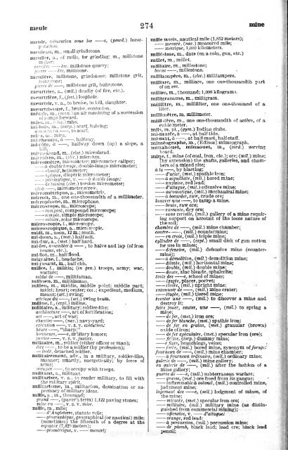 A French-English Military Dictionary - Sturmpanzer.com