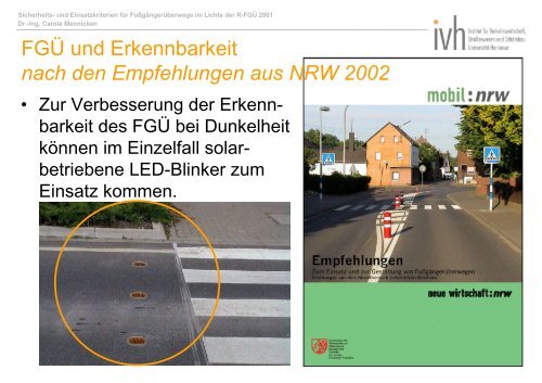 FGÜ - Institut für Verkehrswirtschaft, Straßenwesen und Städtebau